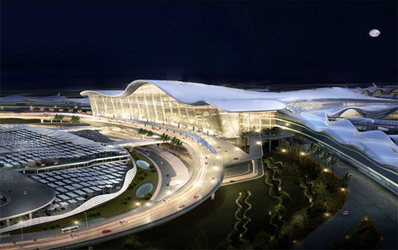 Midfield Terminal exterior – TRBusiness Midfield Terminal exterior