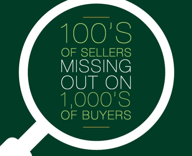 100’s of sellers missing out on 1000’s of buyers